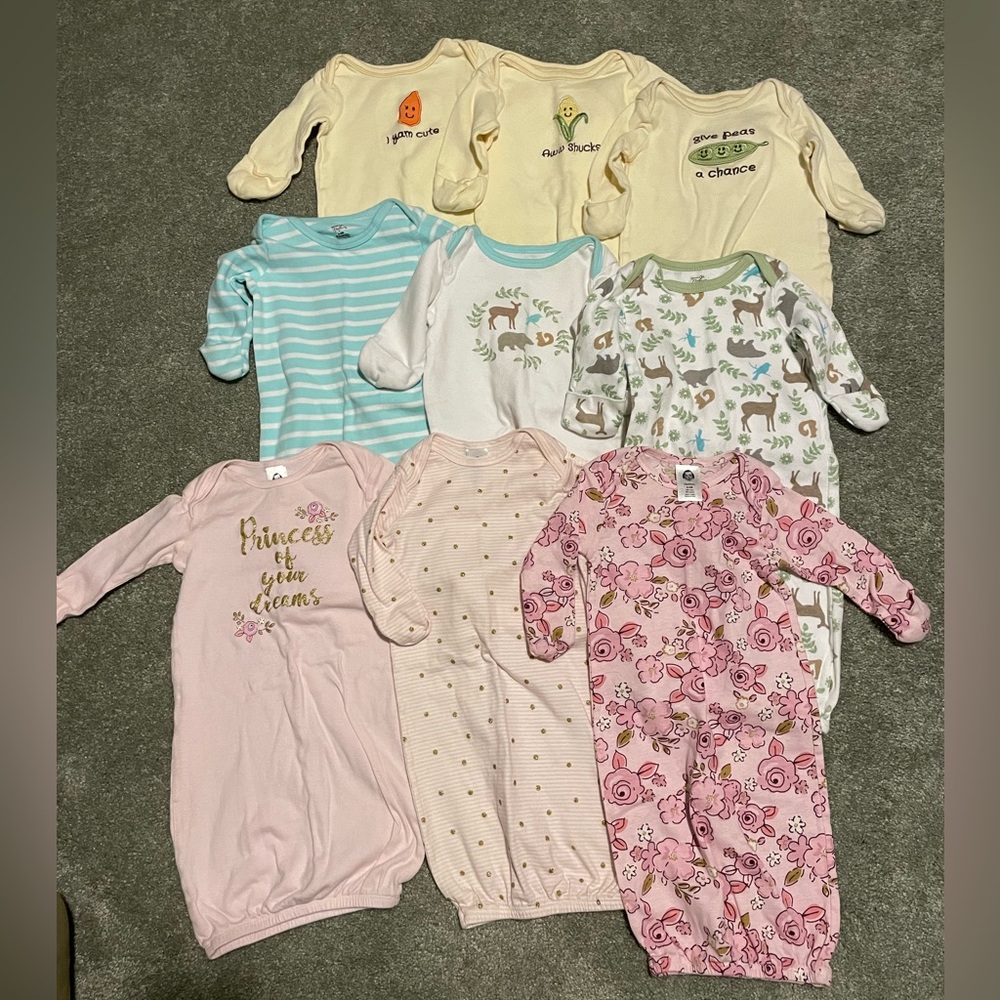 Bundle of 9 Sleep Gowns